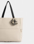 Shopper Cartera Shopper Con Pouch - Blanco Crudo
