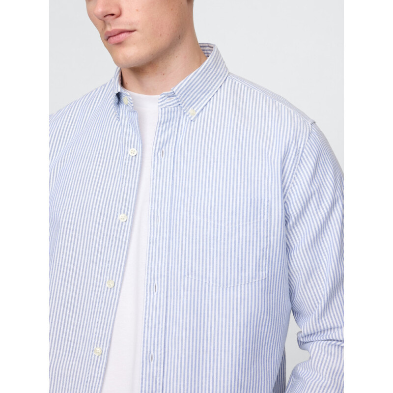 SP 22 LS OXFORDS BLUE STRIPE