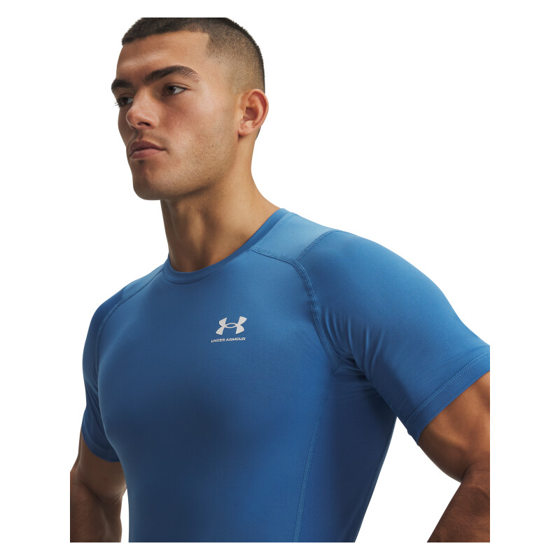 REMERA UA HG Armour Comp SS Hombre 1361518-430 Azul