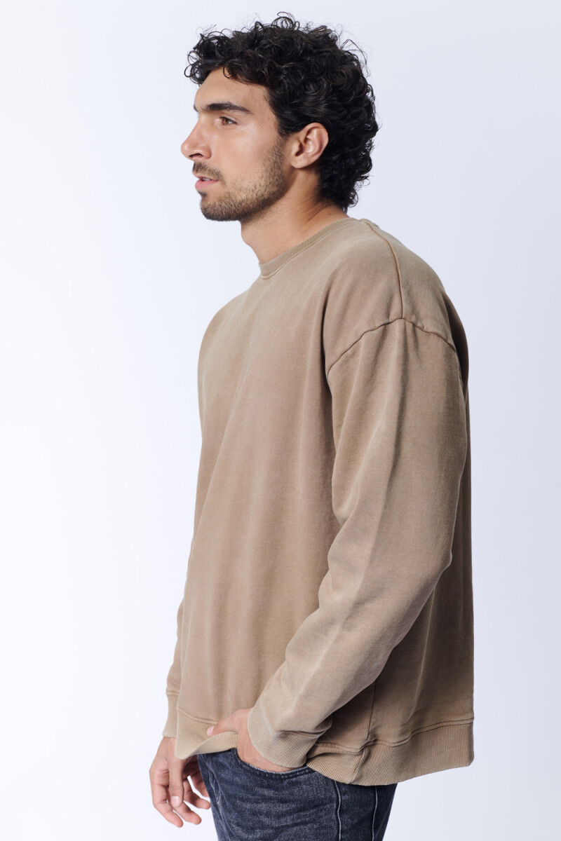 Buzo deportivo Garment Dye Visón