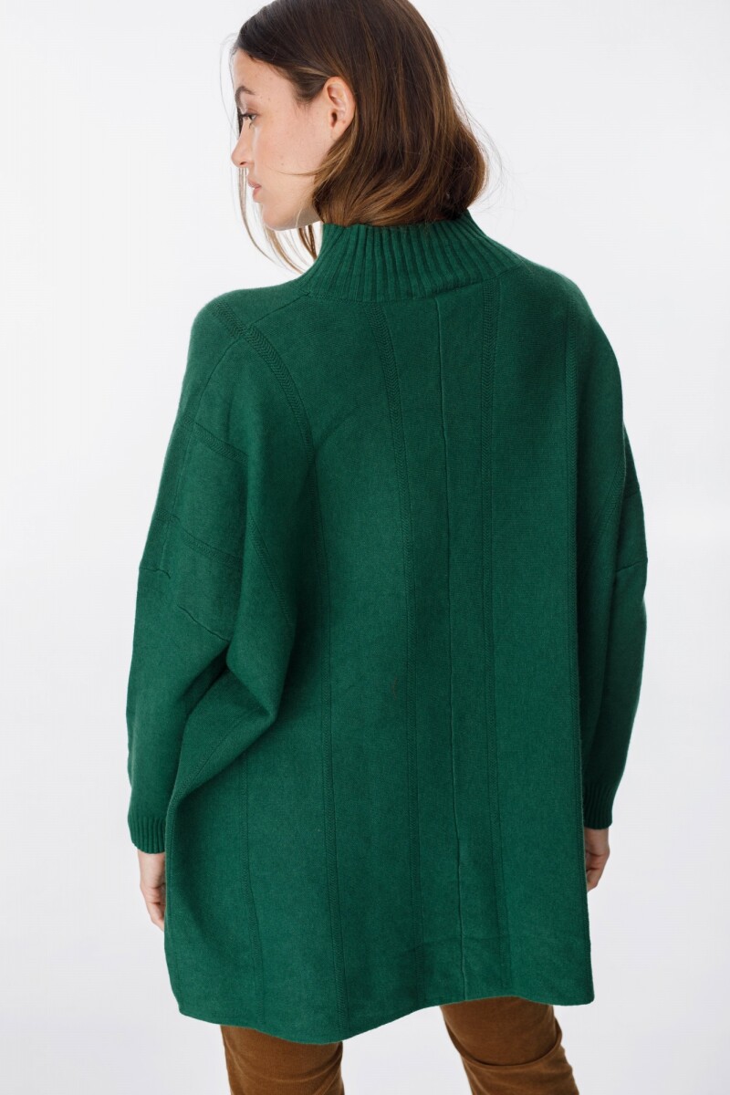 Sweater Luna Verde Botella