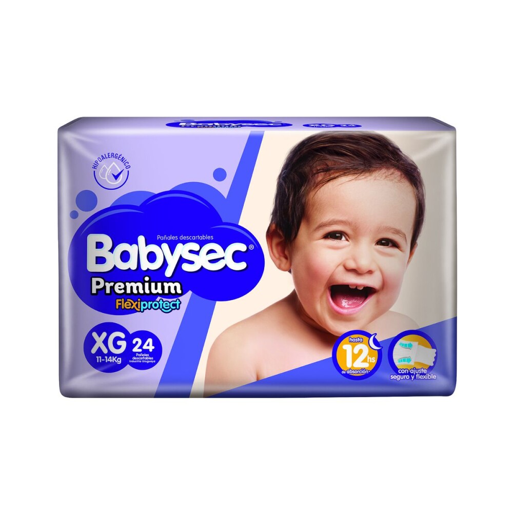BABYSEC PREMIUM HIPER XGRANDE PAQ. X 24 única