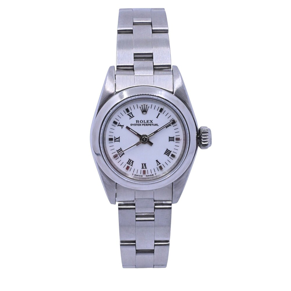 Rolex Oyster Perpetual dama 67180 caja 24 mm. Año 1994 acero inoxidable. Rolex Oyster Perpetual dama 67180 caja 24 mm. Año 1994 acero inoxidable.