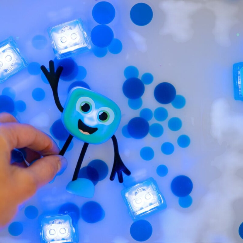 Glo Pals cubos luminosos con personaje Azul
