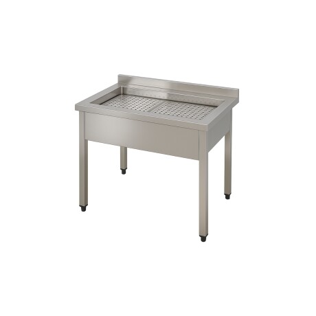 Mesada de Lavado de 1 Pileta con Drenaje de Acero Inoxidable 120 x 60 x 85 cm Mesada de Lavado de 1 Pileta con Drenaje de Acero Inoxidable 120 x 60 x 85 cm