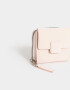 Billetera Clasico Billetera De Cuerina Con Broche - Rosa Viejo