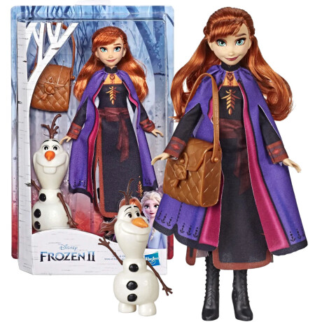 Disney Frozen Muñeca Elsa O Anna + Figura Olaf Pabbie Anna