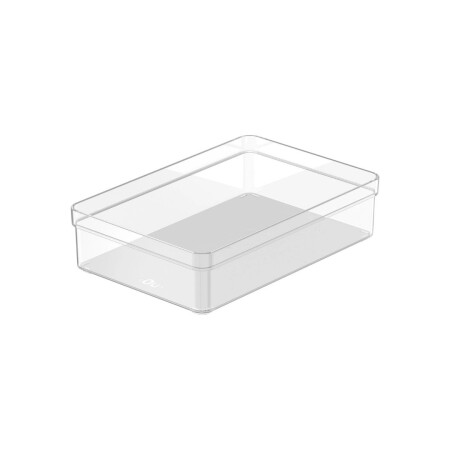 ORGANIZADOR ACRILICO RECTANGULAR 18,6X13,5X6,5CM Sin color
