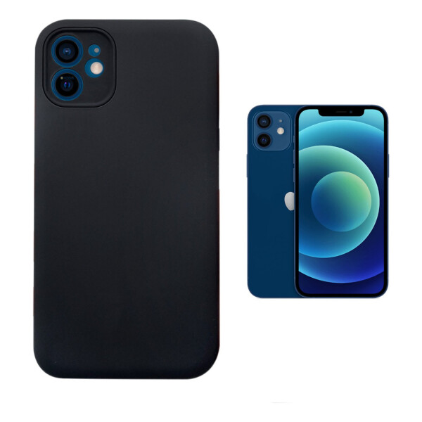 Carcasa Celular Funda Protector Case Silicona Para iPhone 11 Variante Color Negro