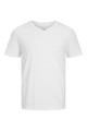 Camiseta Organic Cuello V Clásica White