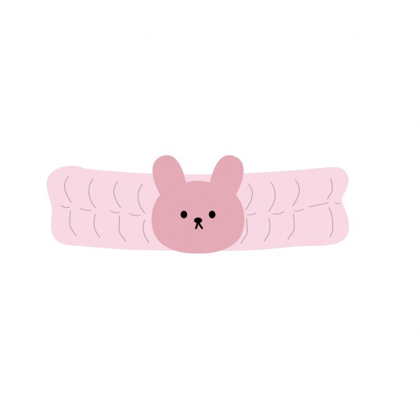 Vincha 3D animalitos rosa