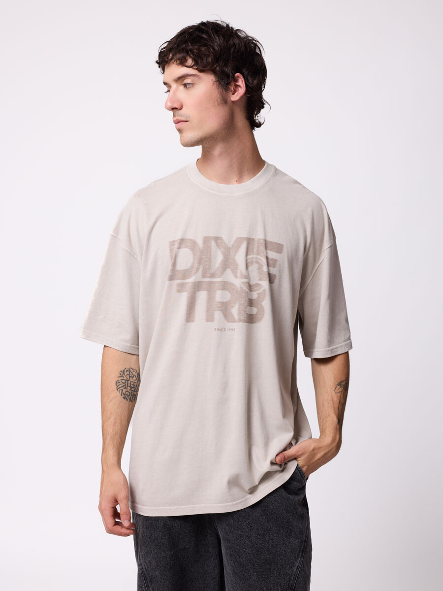 T-SHIRT JAWNI DIXIE - Hueso 