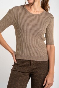 Sweater Lurex Beige