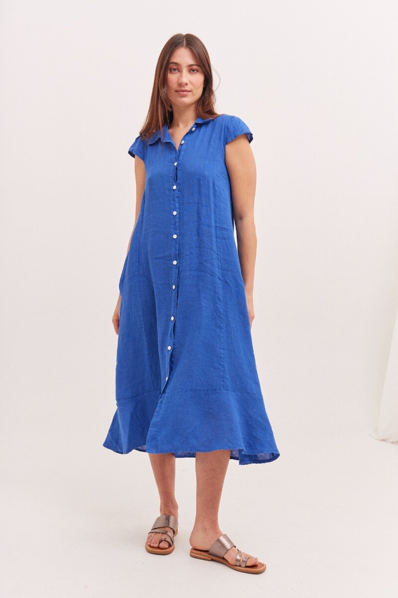Vestido New Budha Azul Francia