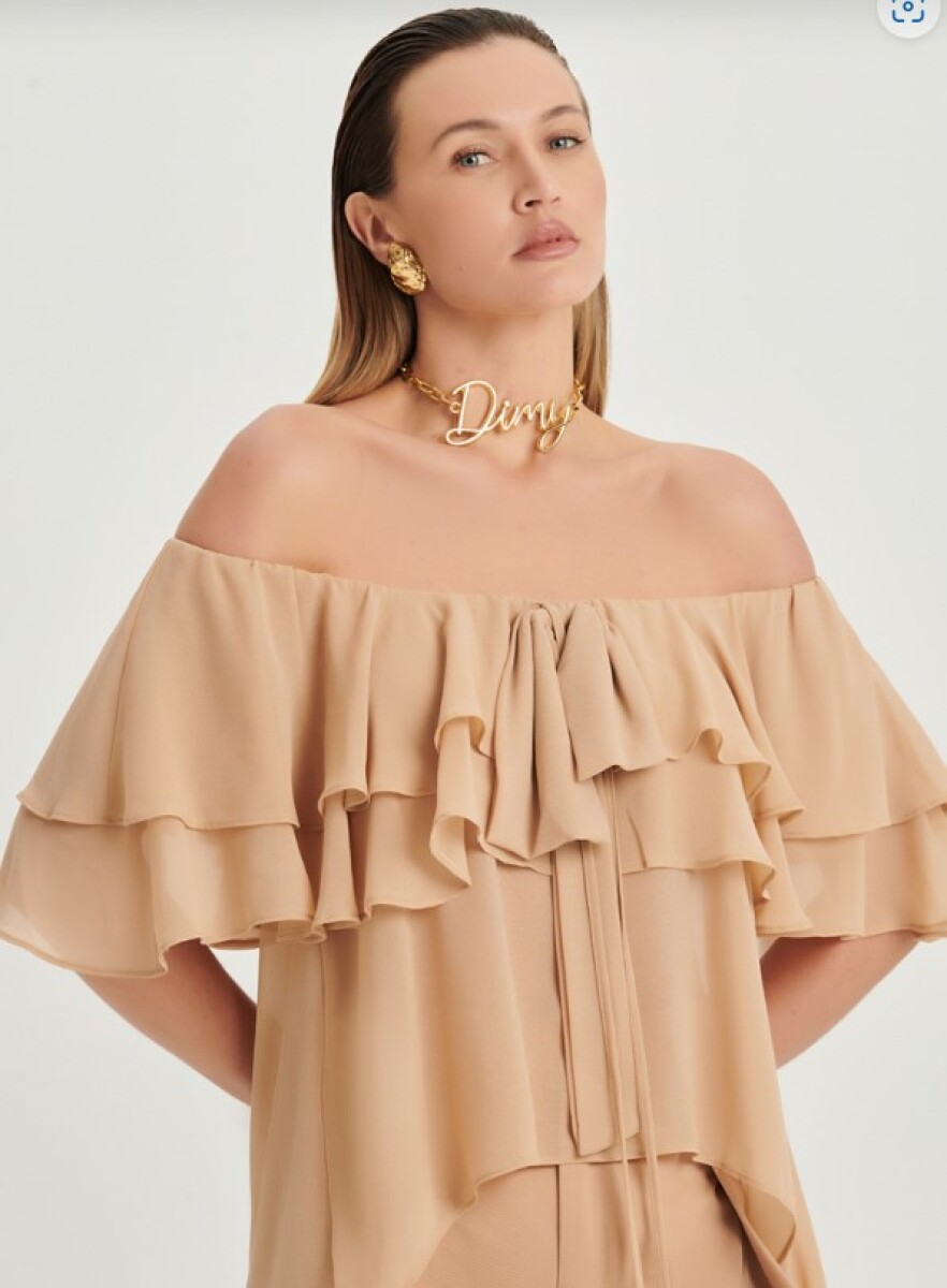 Blusa Zarina - Beige 