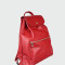 Longchamp -Mochila de cuero con solapa, Le Foulonné Púrpura