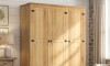 Ropero 3 Puertas 2 Cajones Madera - Linea Mexicana Natural