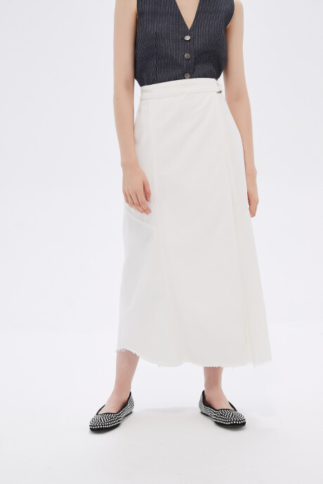 Falda Luza Marfil / Off White
