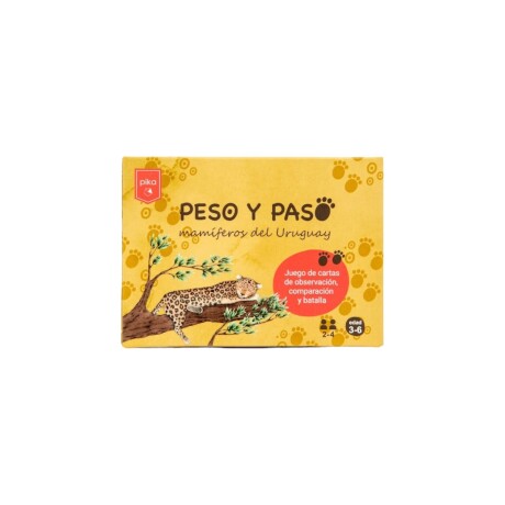 Juego Peso Y Paso Mamíferos Del Uruguay Unica