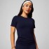 Polo Manga Corta Feather Tech Mujer Deep Navy