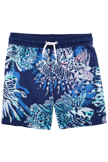 Traje de baño dos piezas, protección UPF 50+, manga larga, diseño peces Traje de baño dos piezas, protección UPF 50+, manga larga, diseño peces