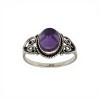 Anillo Tiara- Plata 925-Piedra Amatista imperial -AN4549 conpiedra