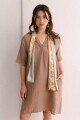 VESTIDO LINO CAMEL
