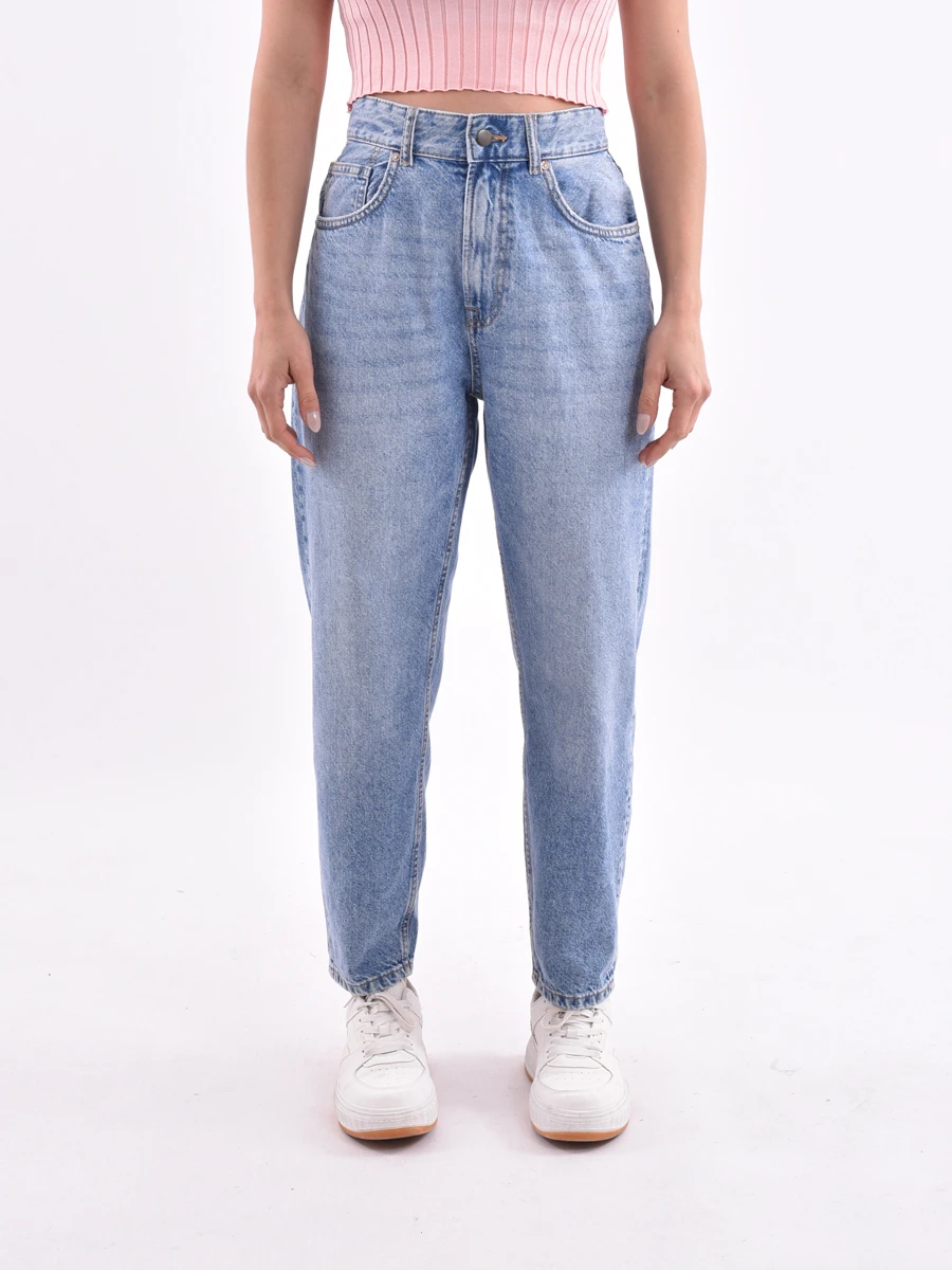 JEAN CHAR MOM FIT - AZUL CLARO 