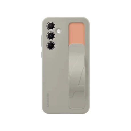 Funda Samsung Standing Grip Case con Correa y Soporte para Galaxy A55 5G Gray
