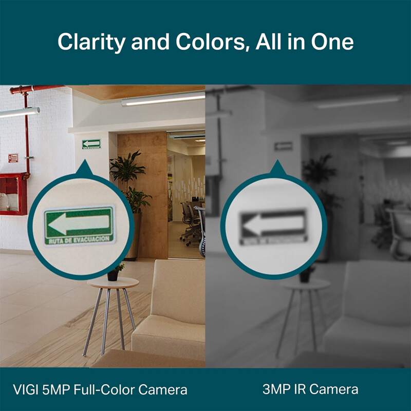 Cámara Seguridad Int TP-LINK Vigi C450 Color Día Noche 3K 5mp Cámara Seguridad Int TP-LINK Vigi C450 Color Día Noche 3K 5mp