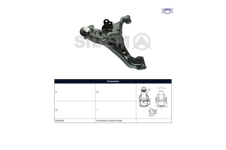 Parilla De Suspension Del Nissan D23 Frontier Np300 15-25 Izq Parilla De Suspension Del Nissan D23 Frontier Np300 15-25 Izq