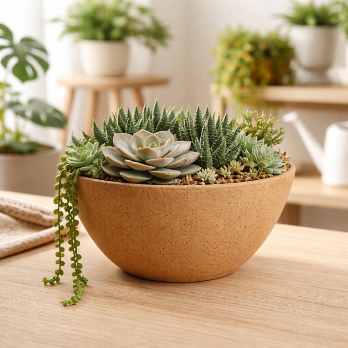 MACETA JAPON Marrón Medium 