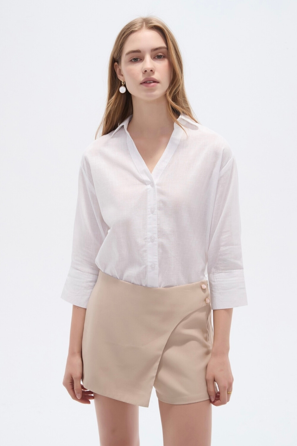 Short Pollera Urielk Beige