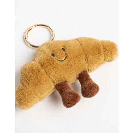 Plushie Charm Croissant Marron Camel