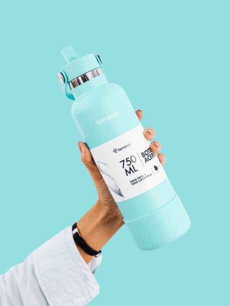 Botella Térmica con Pico 750mL. Turquesa