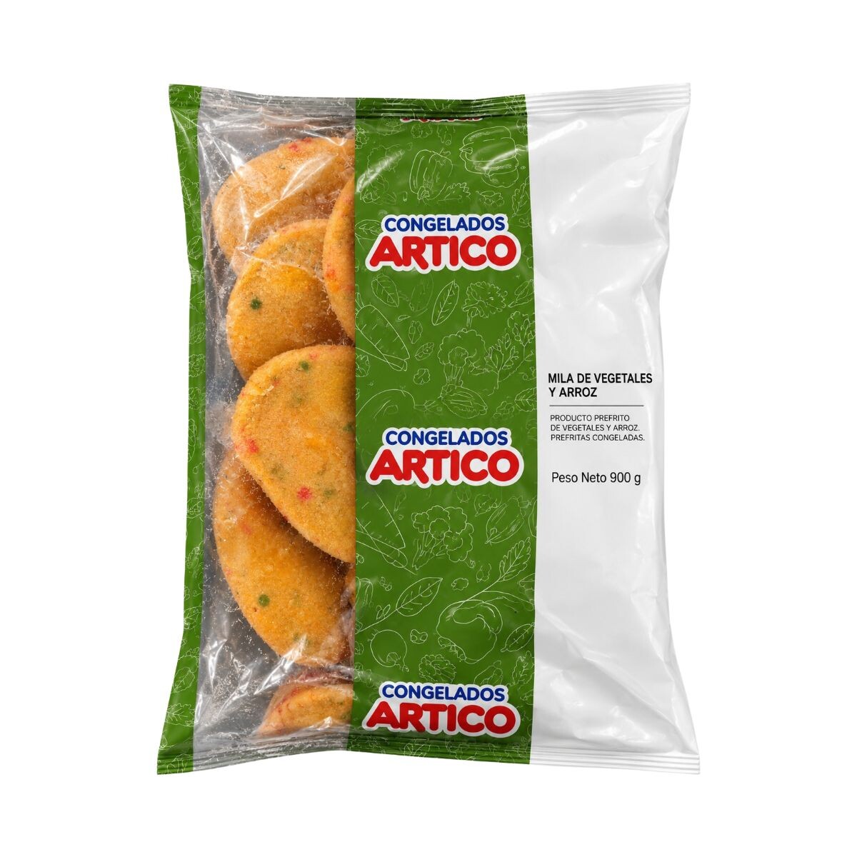 Milanesa De Vegetales Y Arroz - 900 Grs 