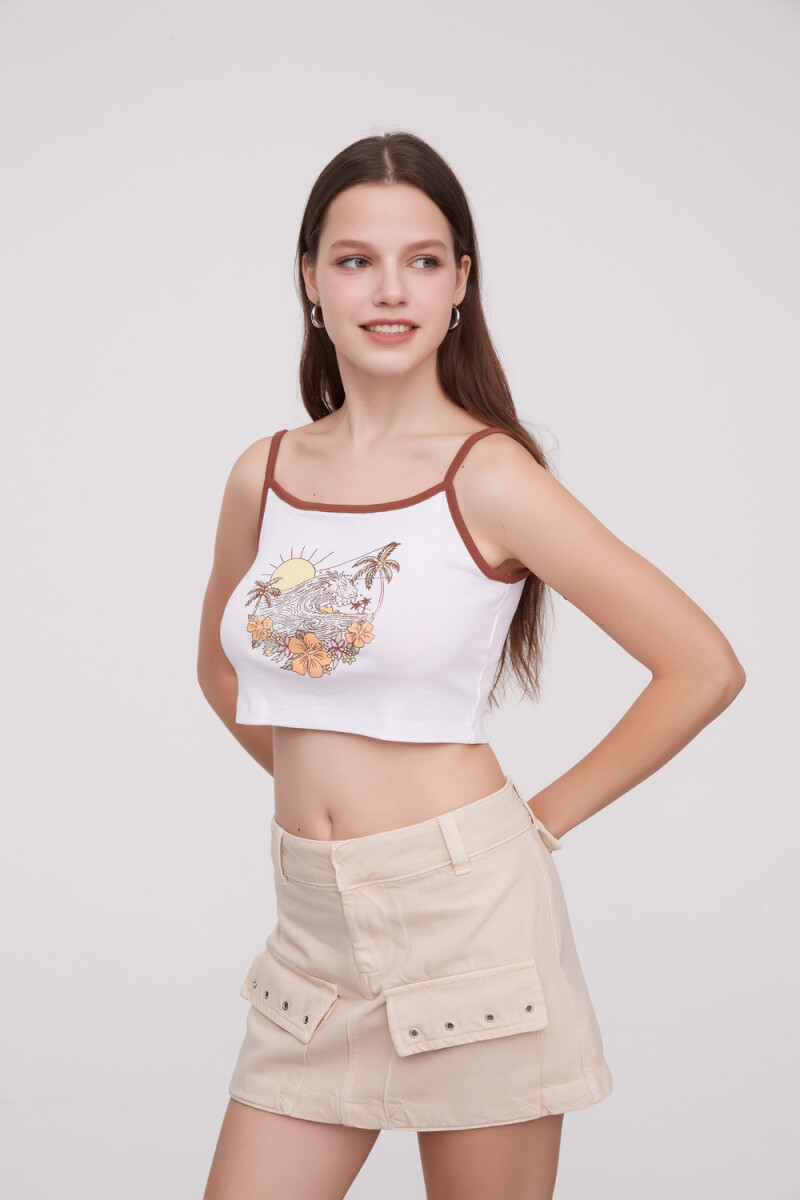 Musculosa Frelly - Estampado 1 