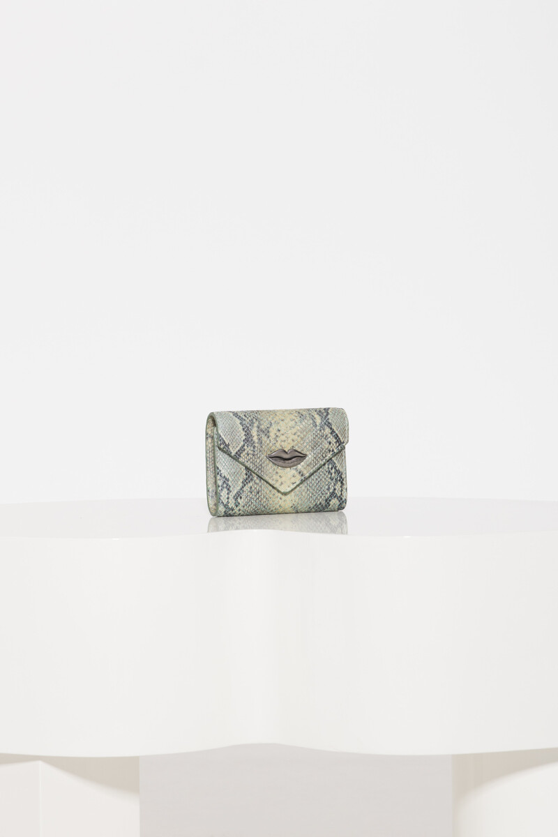 BILLETERA LIPSTICK FLAP Verde