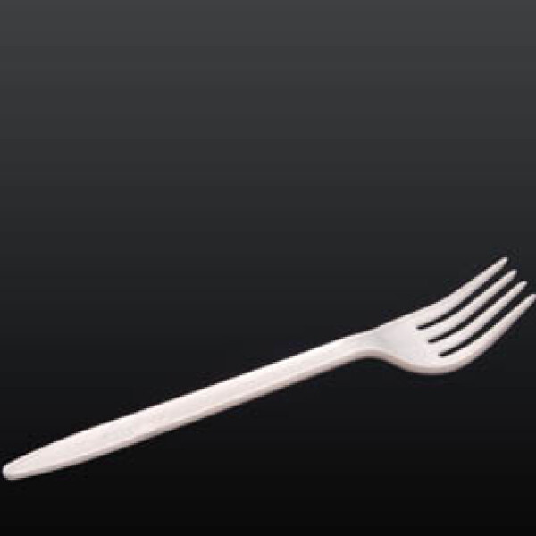 TENEDOR DESCARTABLE 16 CM BLANCO BLANCO