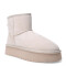 Bota de Mujer Miss Carol CREEK con plataforma Beige Claro