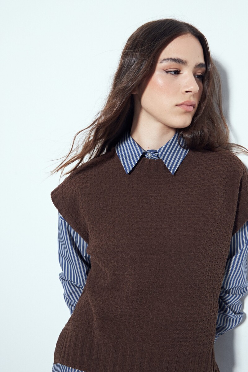 CHALECO ALCALA Chocolate