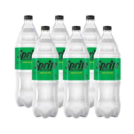 Pack X6 Refrescos Sprite sin Azúcar 2.25 lt 001