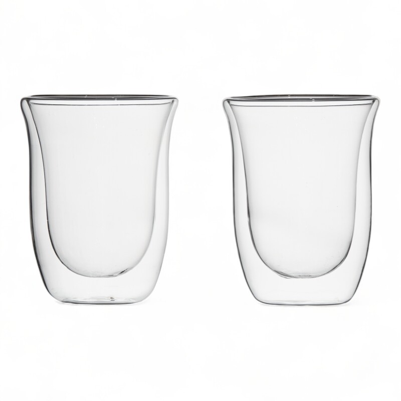 Set 2 Vasos Doble Pared Borosilicato 350 Ml Sin Color