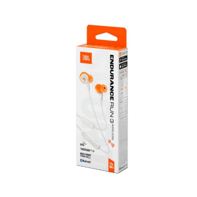 AURICULARES JBL ENDURANCE RUN 3 BLANCO AURICULARES JBL ENDURANCE RUN 3 BLANCO