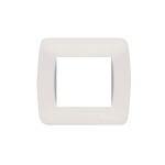 Plaqueta 2X2" p/2 módulos blanco - Loft ELE01277