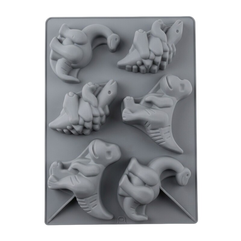 MOLDE SILICONA GRIS DIS DINO Unica