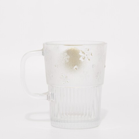 VASO DE VIDRIO RIBETEADO/VETADO VINTAGE (BLANCO – 450 ML) VASO DE VIDRIO RIBETEADO/VETADO VINTAGE (BLANCO – 450 ML)