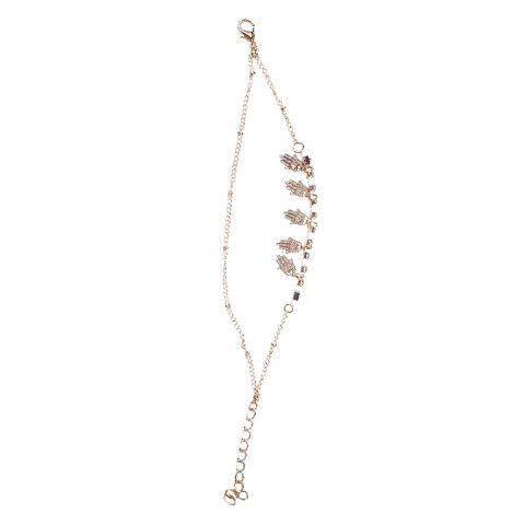 Pulsera dorada mano de Hamsa/Fátima Pulsera Dorada Mano De Hamsa/fátima