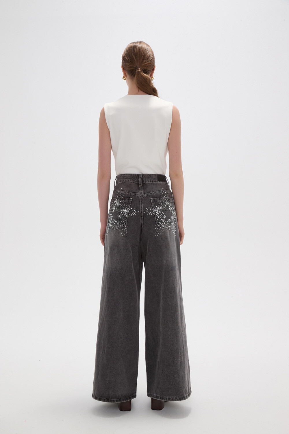 Pantalon Beron Gris Medio