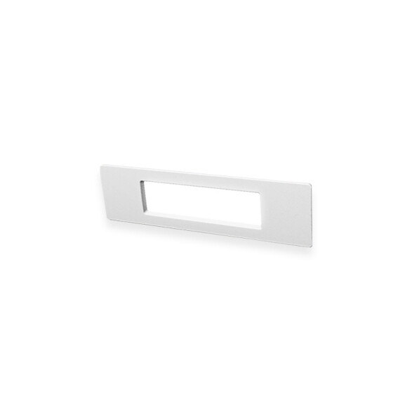 Luminaria de embutir rectangular gris 8,5W cálida IP55 FL0922X